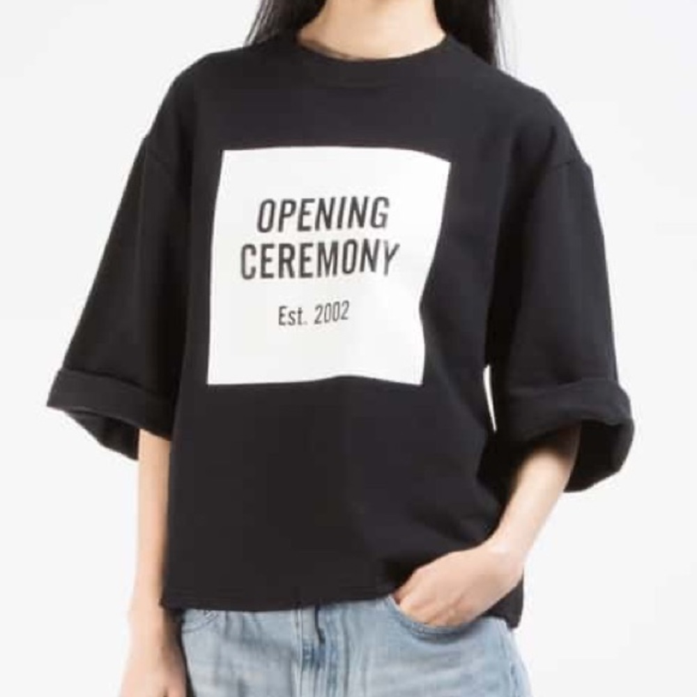 Opening Ceremony Graphic Print Crew Neck Sweatshirt